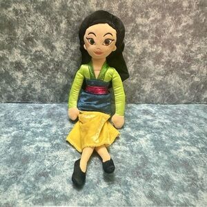 Ty  Princess Mulan Plush Doll with Green and Yellow Outfit
